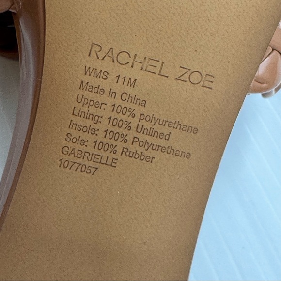 Rachel Zoe Gabrielle Women's Tan Woven Platform Heels - Picture 12 of 12